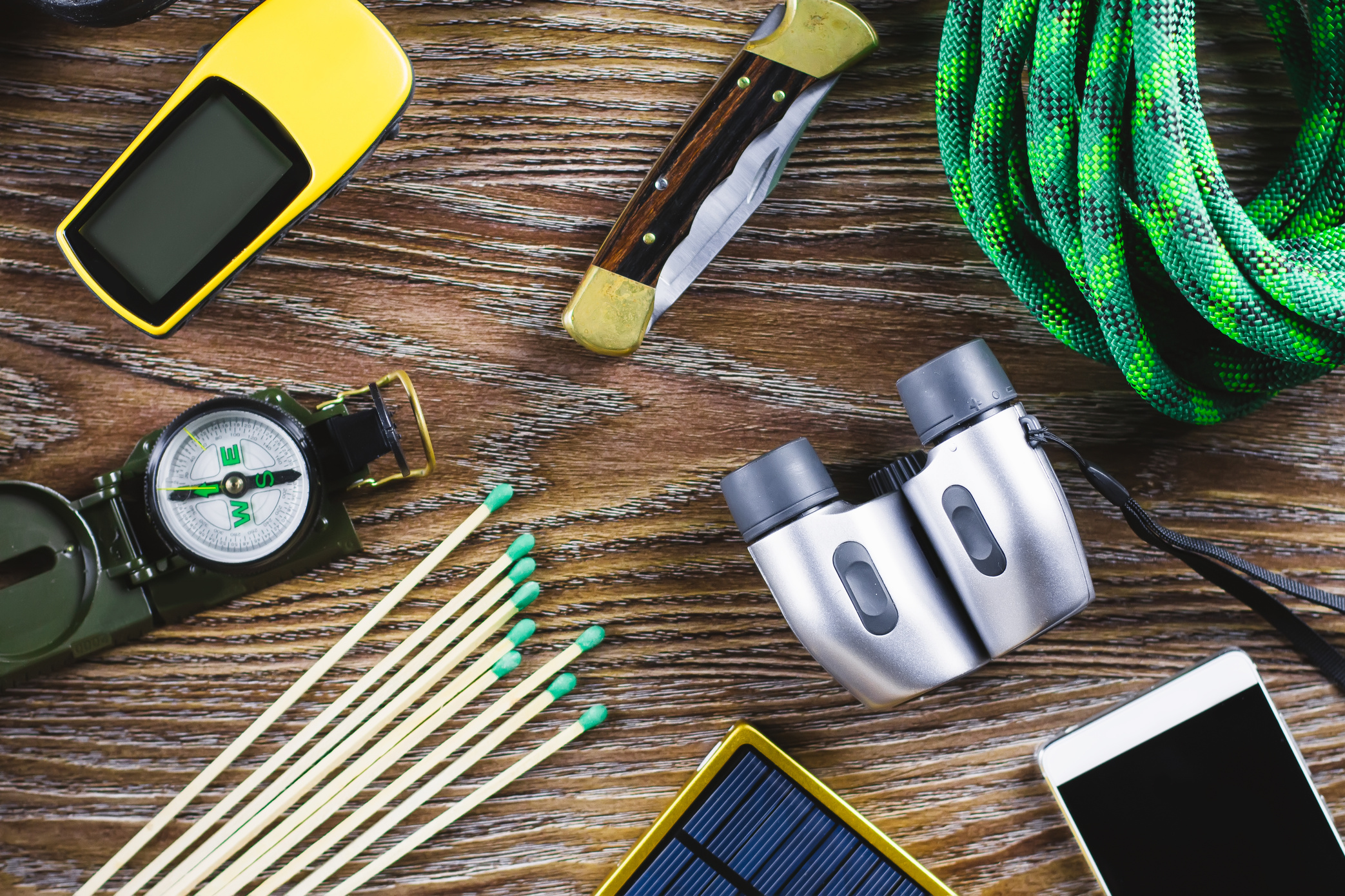 Hiking or Camping Survival Equipments